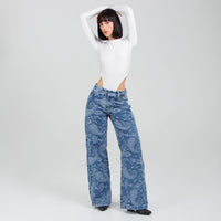 Jean Wide Leg Ax-3108 Rigido