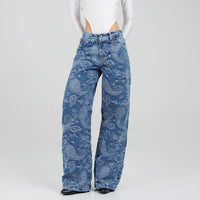 Jean Wide Leg Ax-3108 Rigido