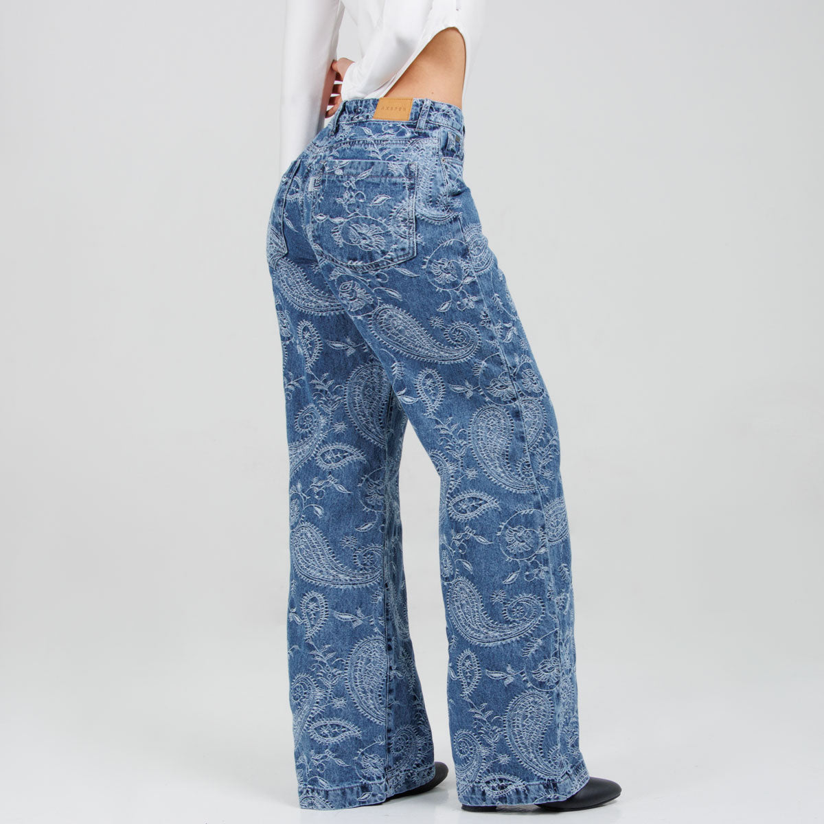 Jean Wide Leg Ax-3108 Rigido