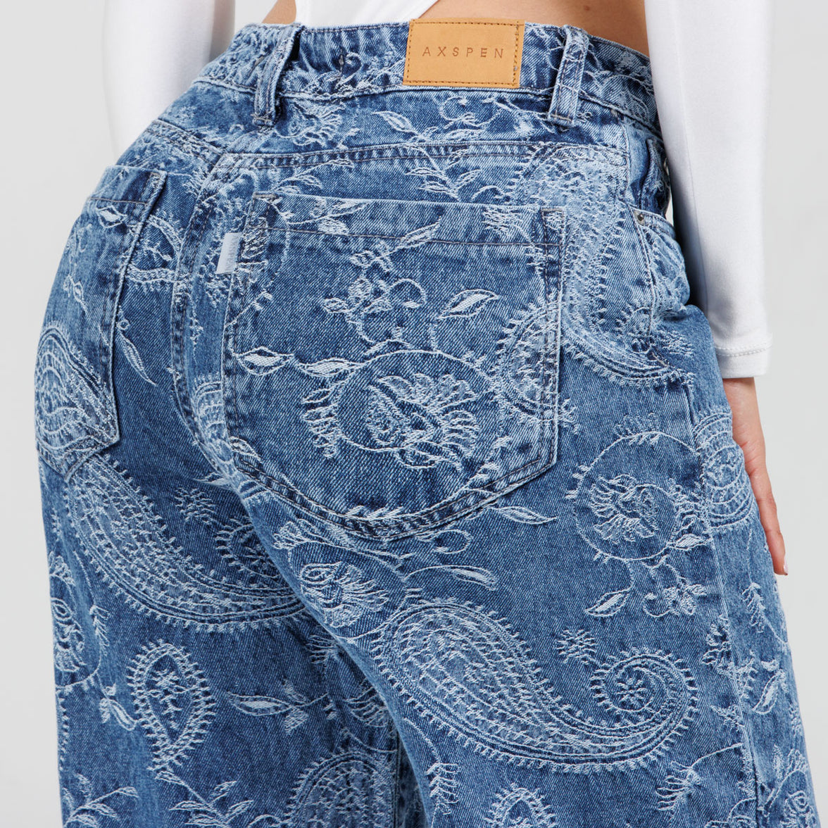 Jean Wide Leg Ax-3108 Rigido