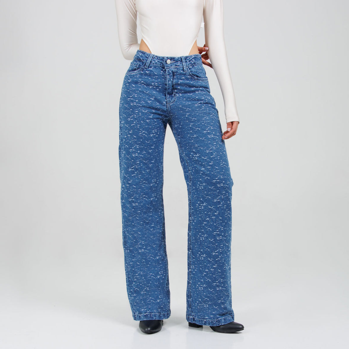 Jean Wide Leg ax-3147 Rigido