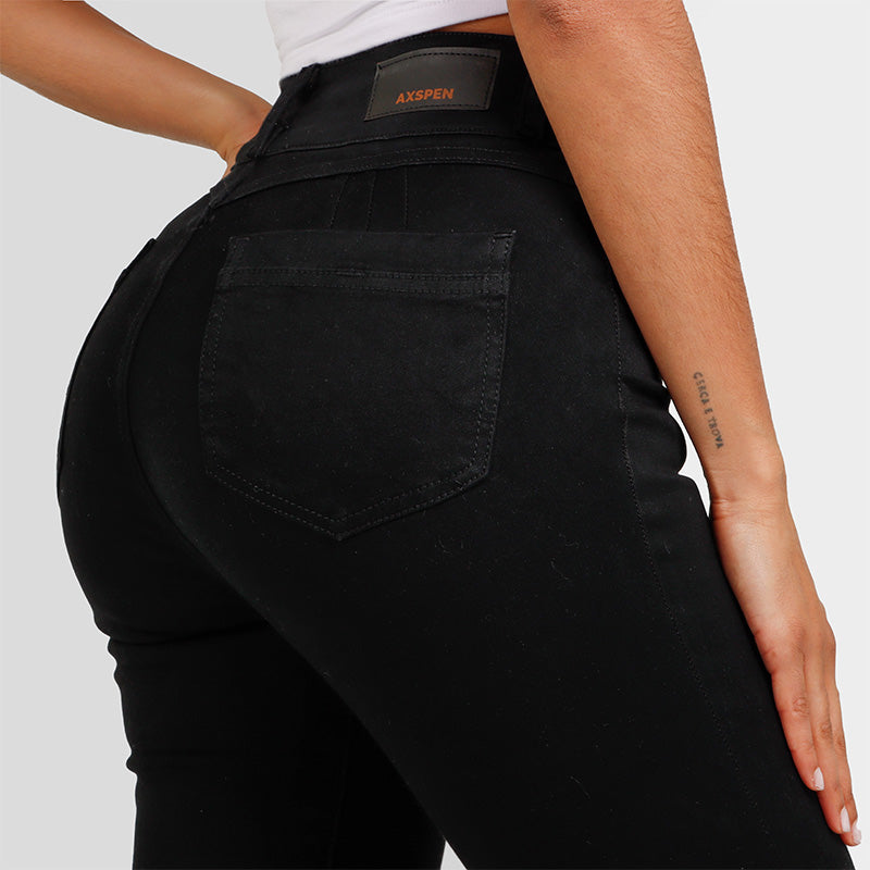 Jean Axspen Push Up AX-2623 Negro