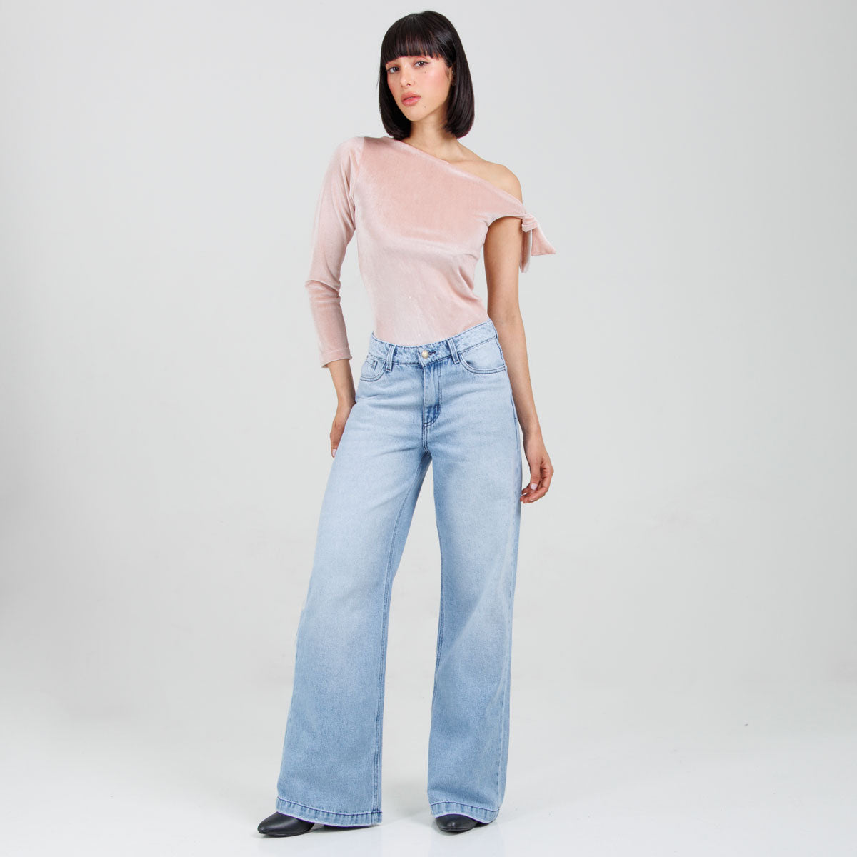 Jean Wide Leg Ax-3100 Rigido