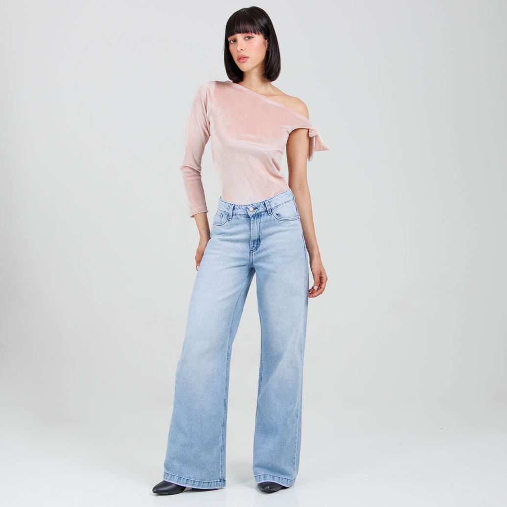 Jean Wide Leg Ax-3100 Rigido