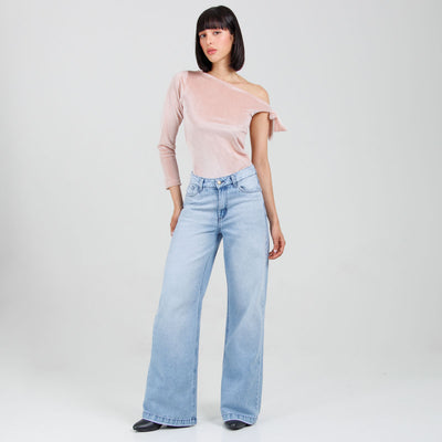 Jean Wide Leg Ax-3100 Rigido