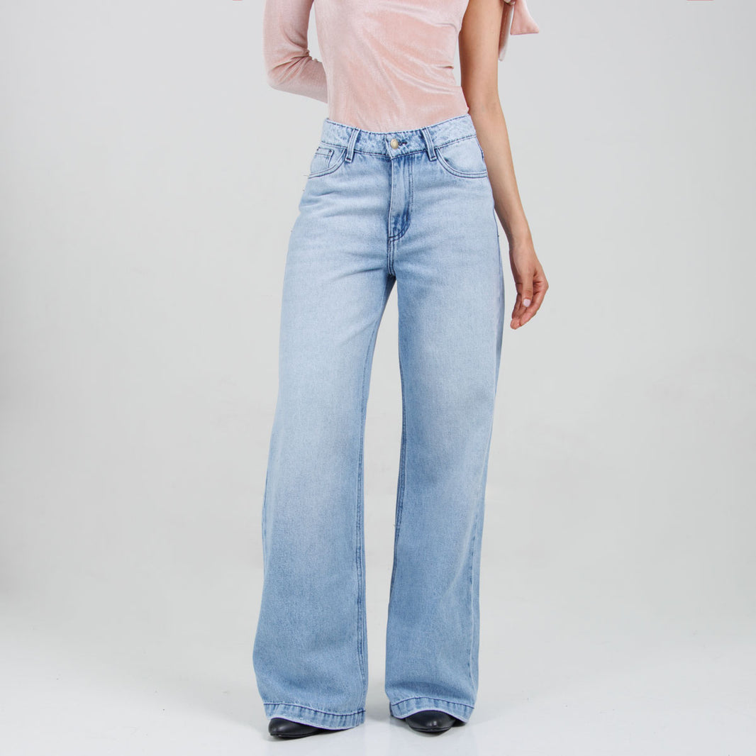 Jean Wide Leg Ax-3100 Rigido
