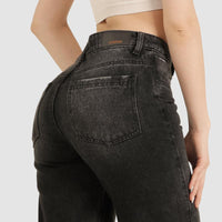 Jeans dama Mom Fit AX-2609 Gris