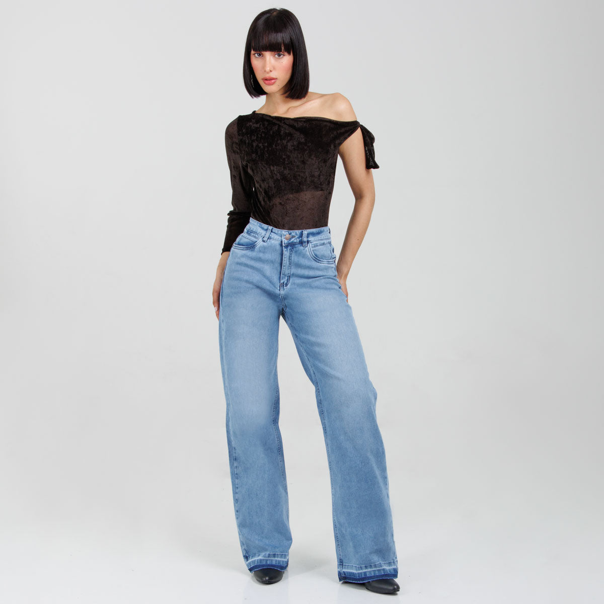 Jean Wide Leg Ax-3117