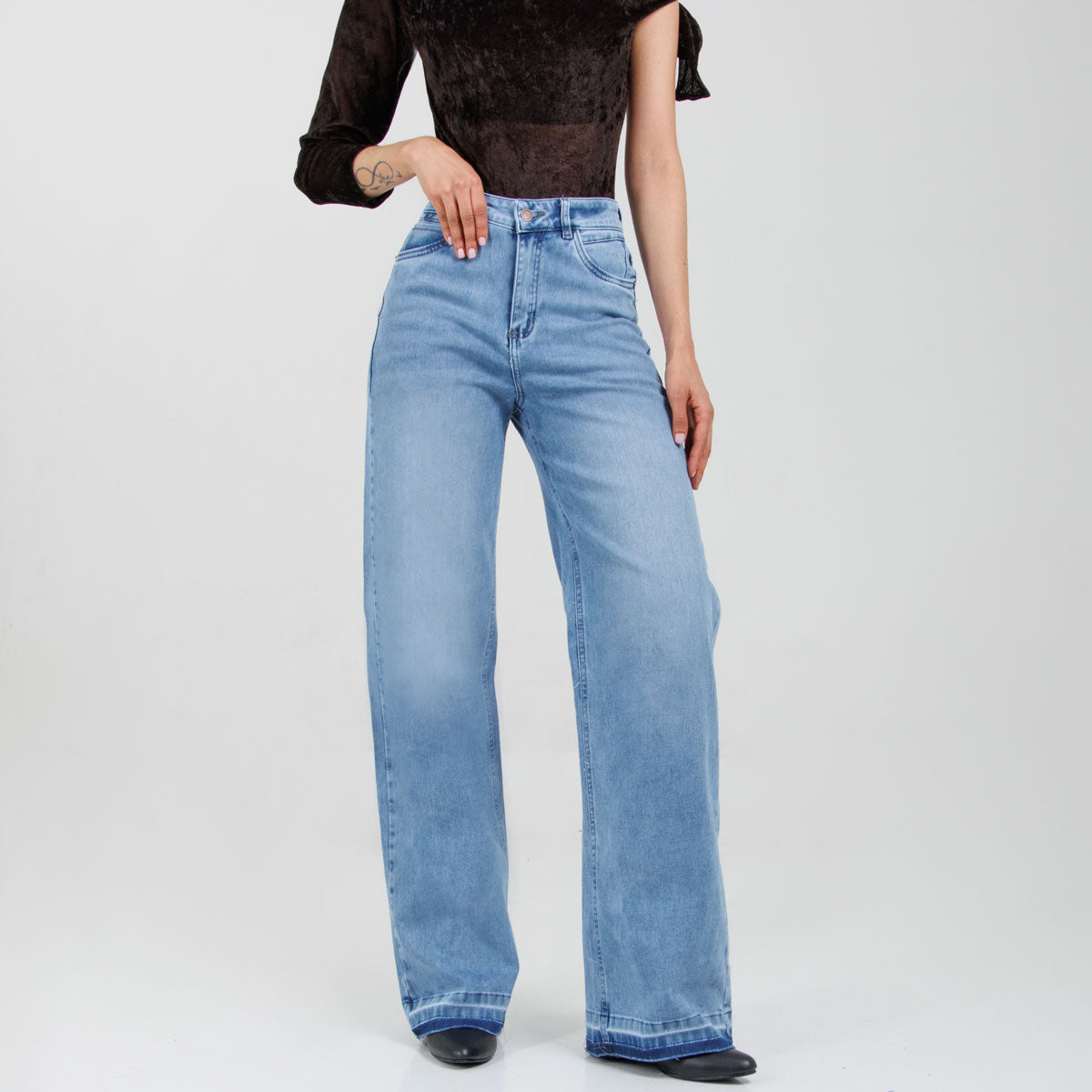 Jean Wide Leg Ax-3117