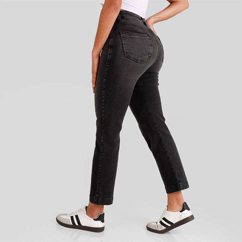 Jeans dama Mom Fit AX-2572 Gris