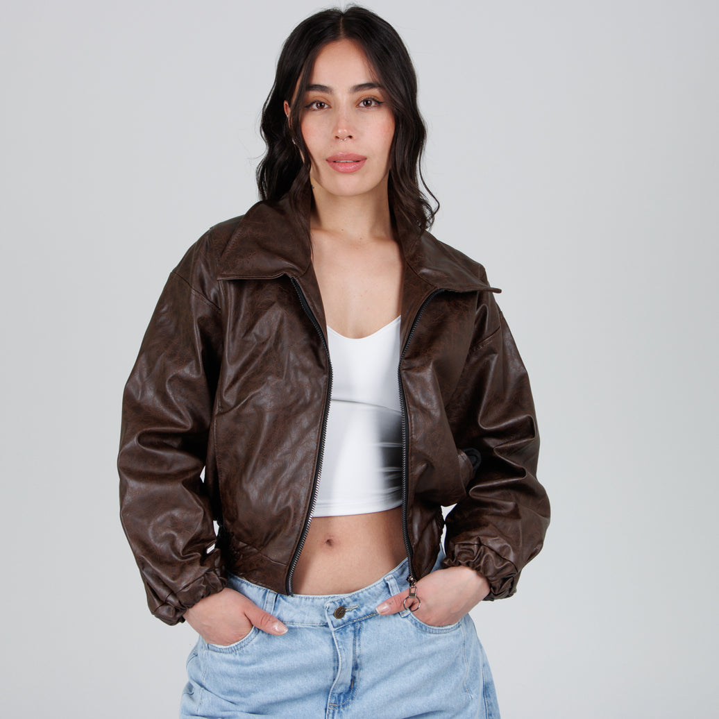 Cazadora Efecto piel CH150