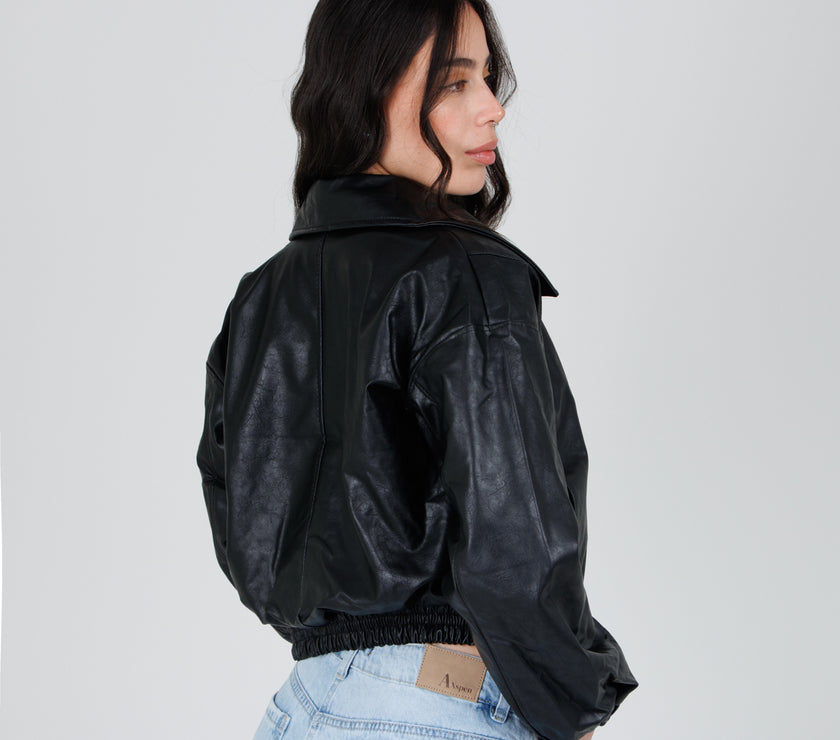 Cazadora Efecto piel CH150