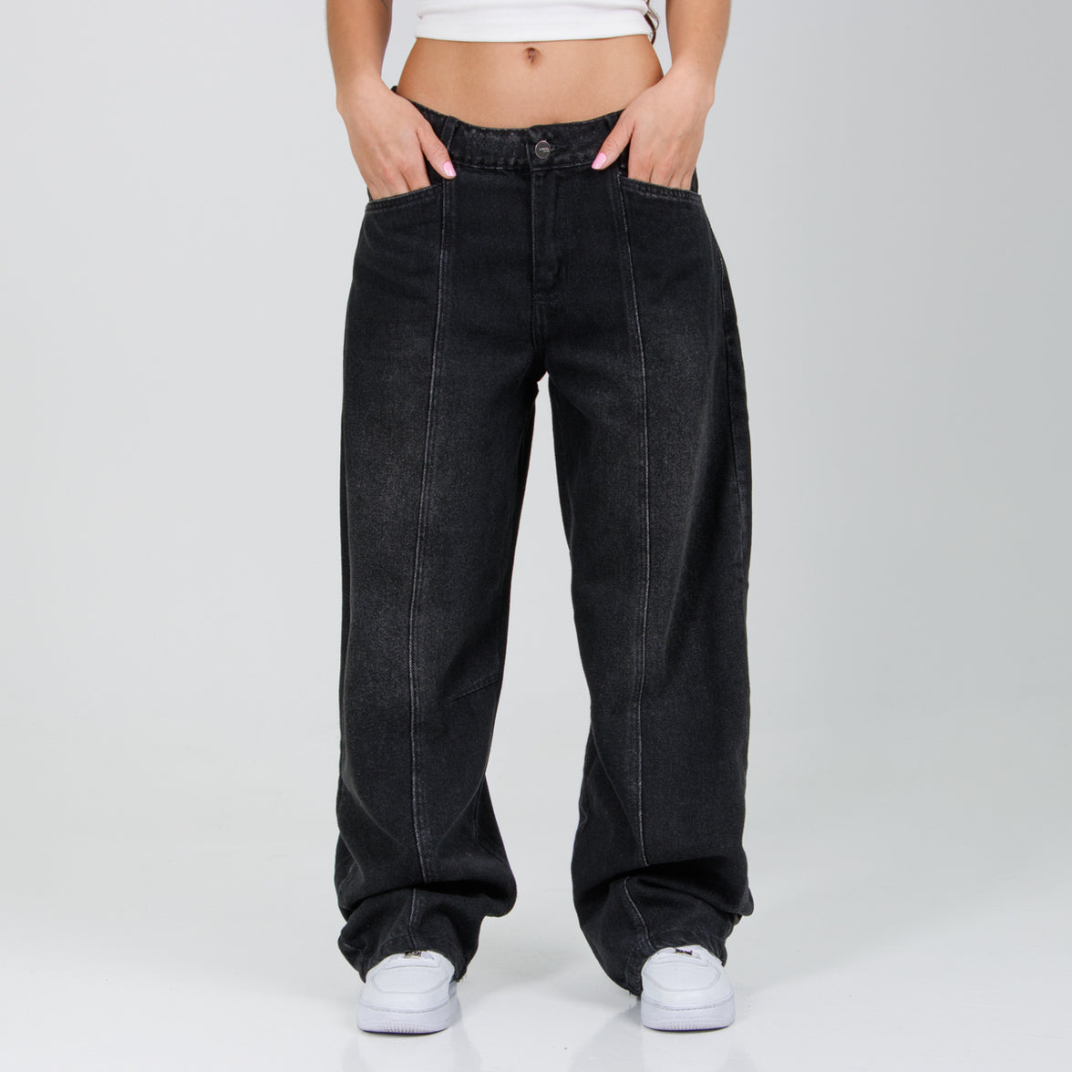 Jean Axspen Baggy Ax-2779 Gris Oscuro