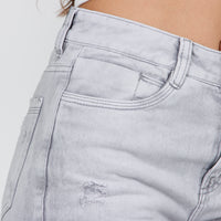 Jean Axspen Wide Leg Ax-2749 Gris Claro