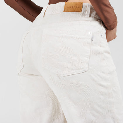 Jean Wide Leg Marfil Ax-3107 Rigido Premium