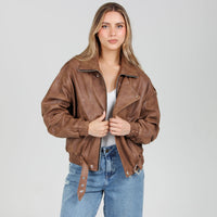 Cazadora Efecto Píel CH209