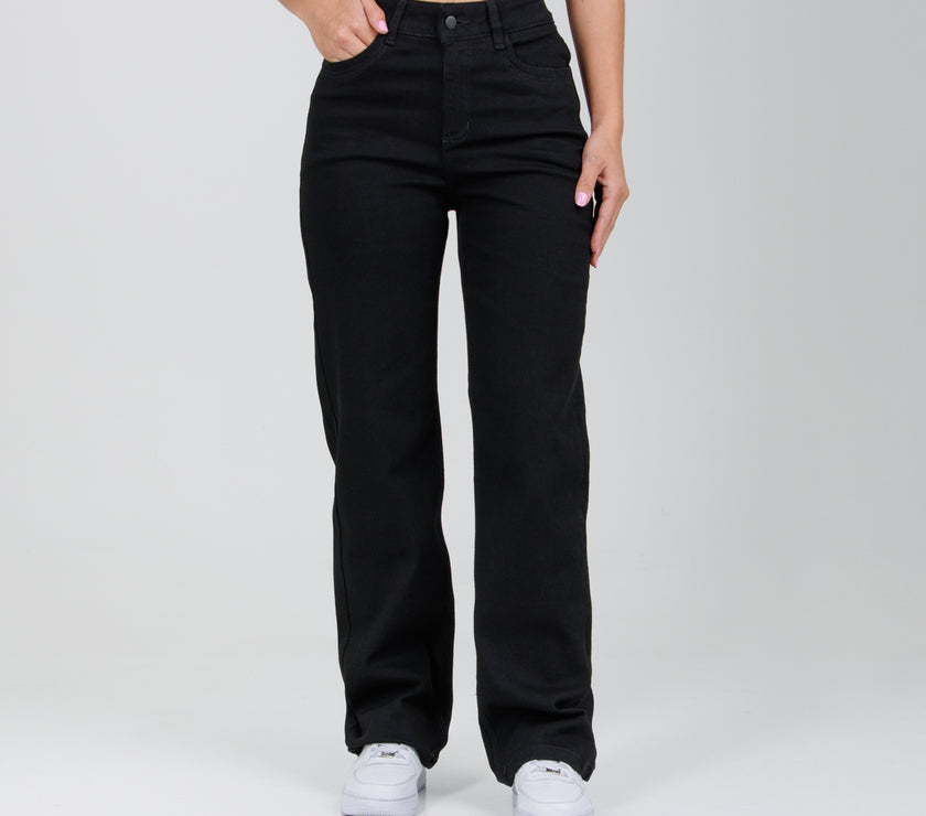 Jean Axspen Mom Fit Slim  Ax-2876 Negro