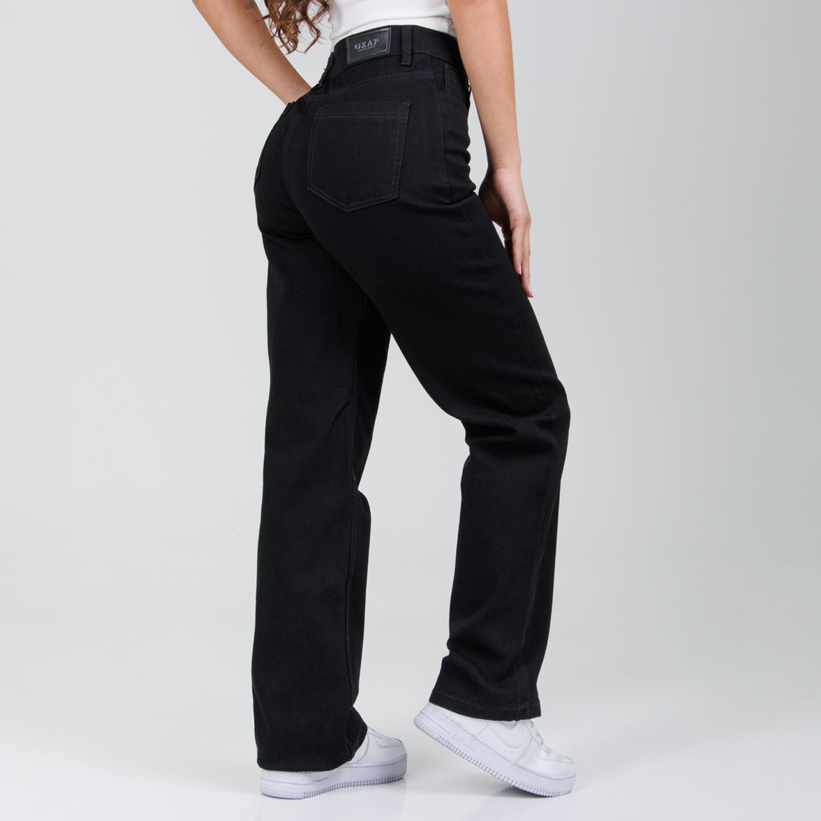 Jean Axspen Mom Fit Slim  Ax-2876 Negro