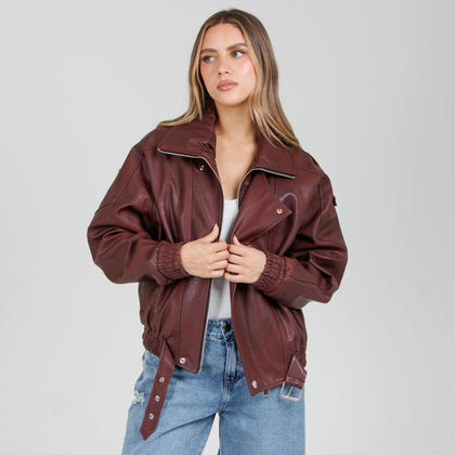 Cazadora Efecto Píel CH209