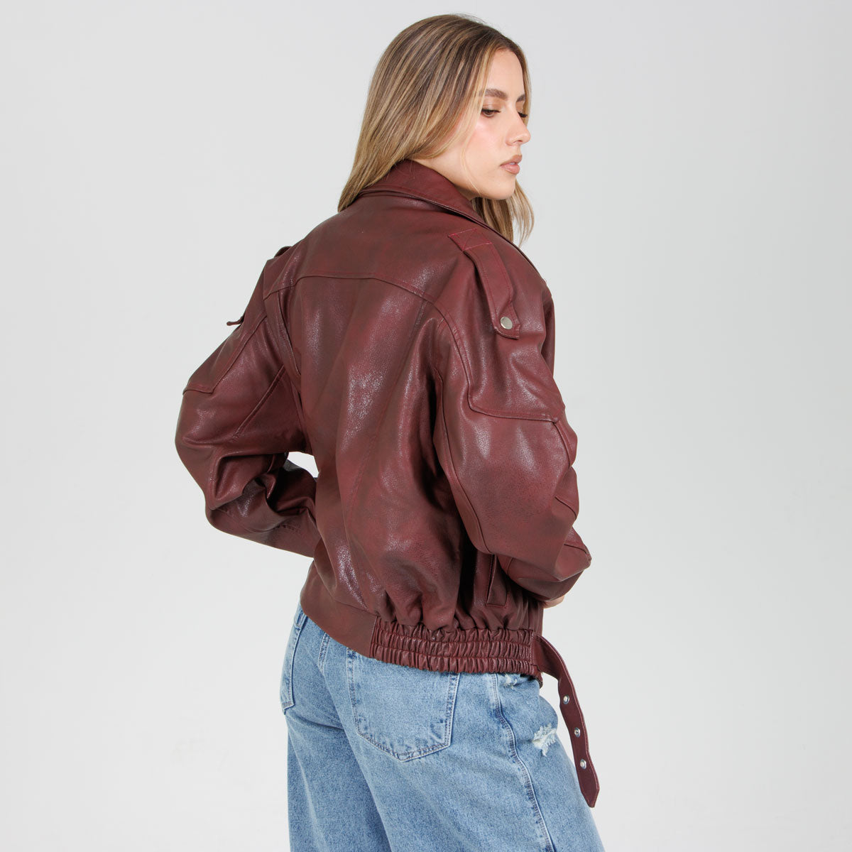 Cazadora Efecto Píel CH209