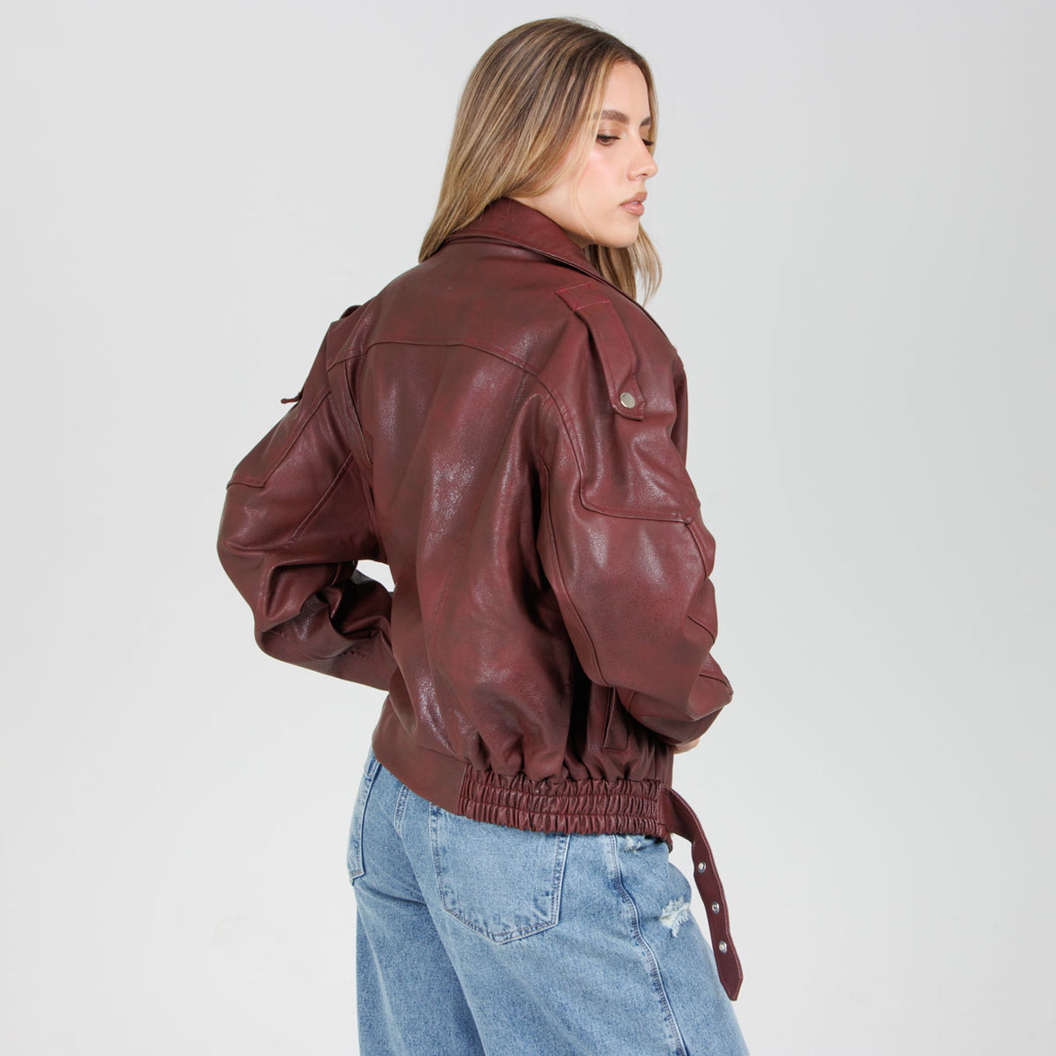 Cazadora Efecto Píel CH209