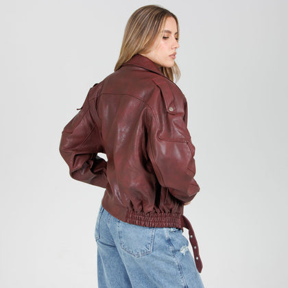 Cazadora Efecto Píel CH209