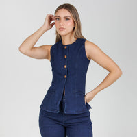 Chaleco Denim Axspen B1837