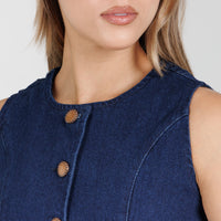 Chaleco Denim Axspen B1837