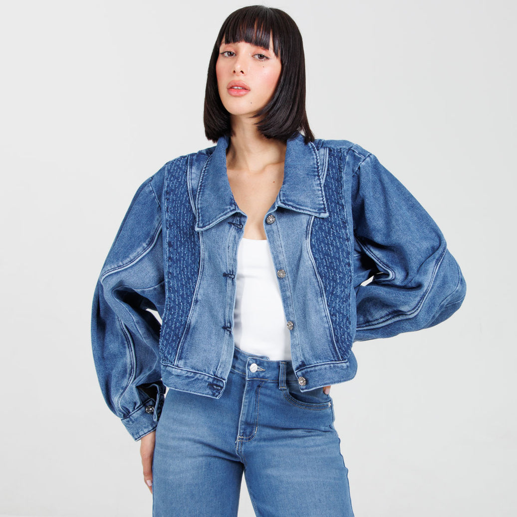 Cazadora denim b1938