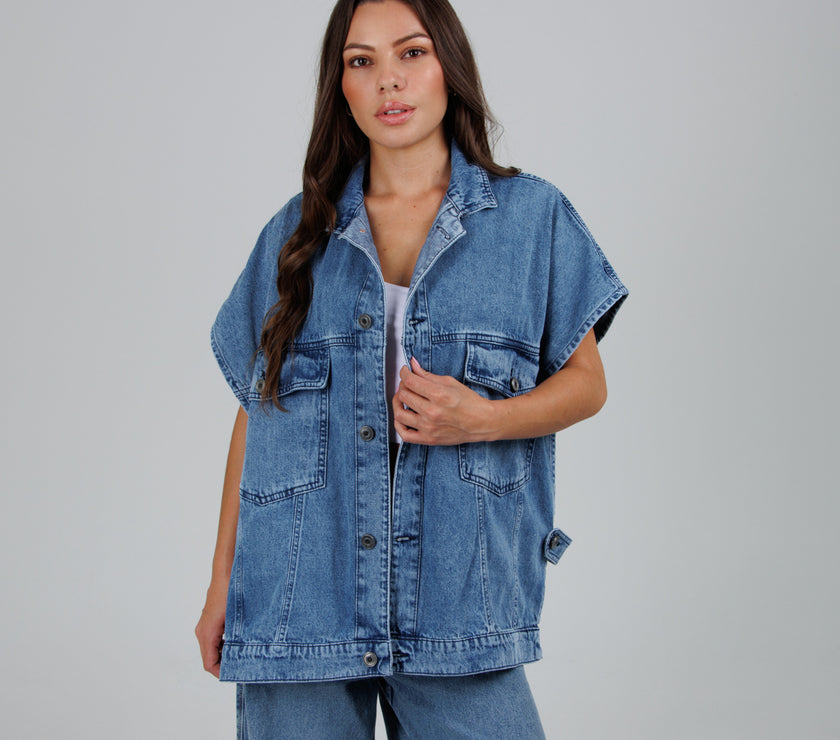 Poncho Denim B1809