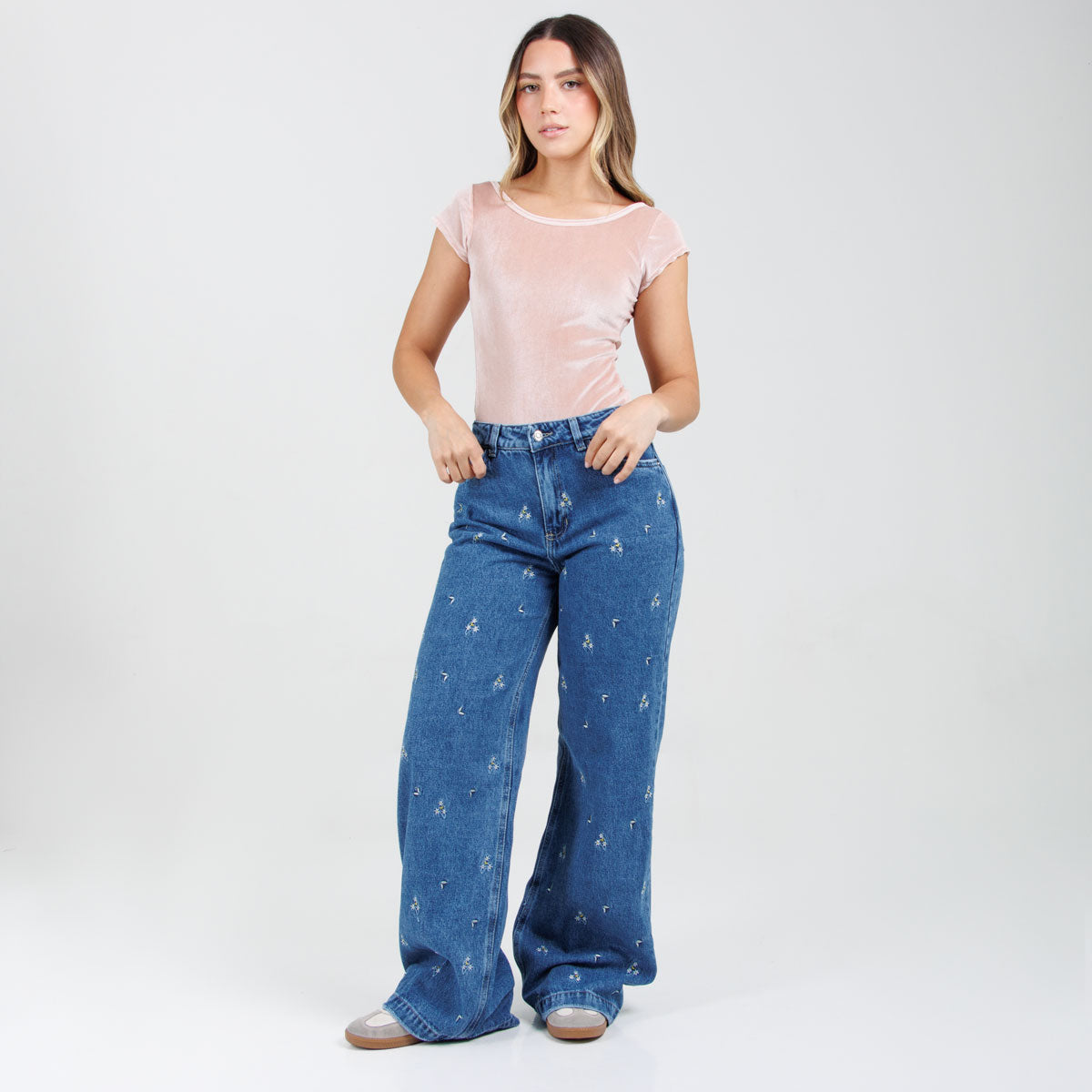 Jean Wide Leg Rigido Ax-3120  Premium