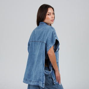 Poncho Denim B1809