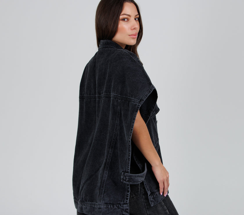 Poncho Denim B1809