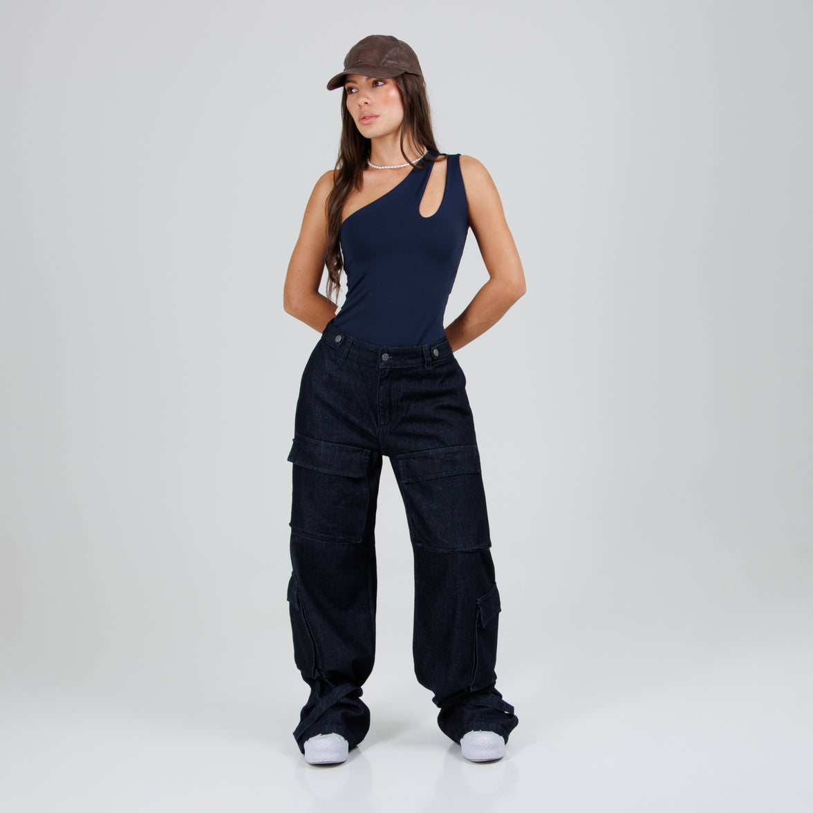 Jean Axspen Cargo Ax-2815 Azul oscuro