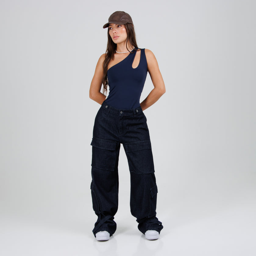 Jean Axspen Cargo Ax-2815 Azul oscuro