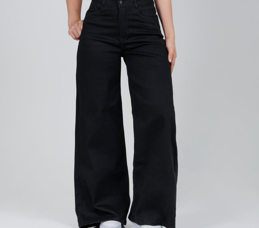 Jean Axspen Wide leg Ax-2879 Negro