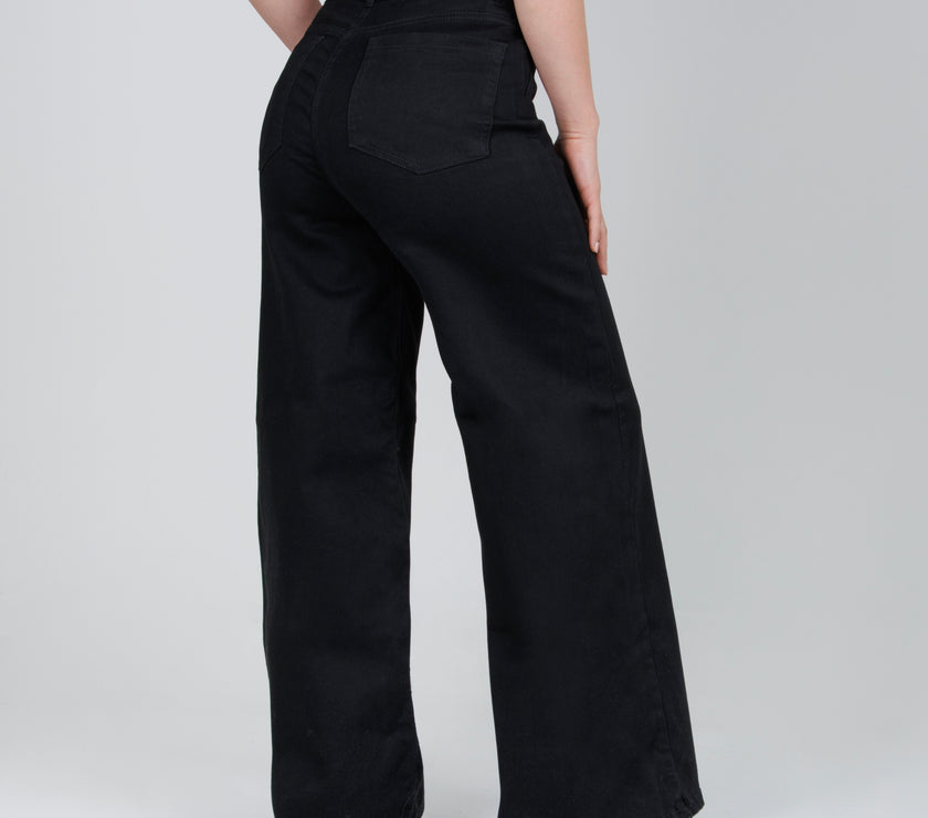 Jean Axspen Wide leg Ax-2879 Negro
