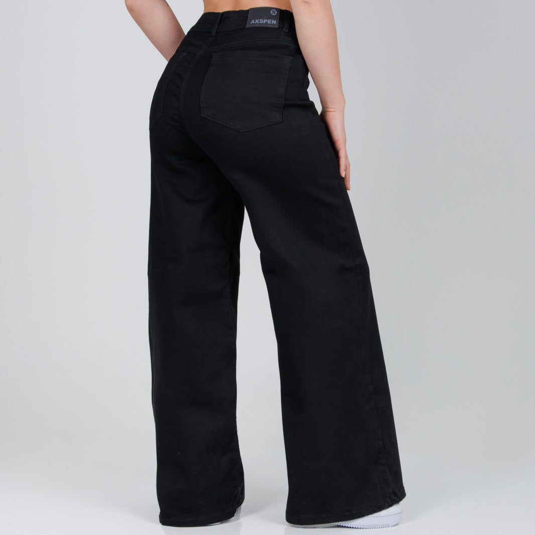 Jean Axspen Wide leg Ax-2879 Negro