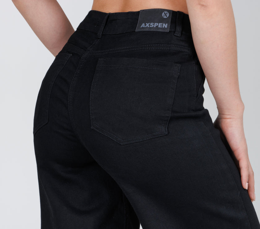 Jean Axspen Wide leg Ax-2879 Negro