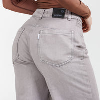 Jean Wide Leg Gris Ax-3153 Rigido