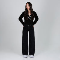 Jean Axspen Wide Leg Ax-2839 Gris Oscuro