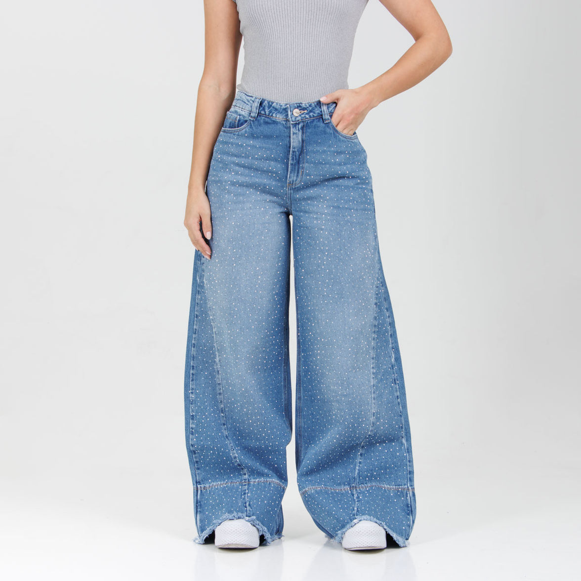 Jean Axspen Wide Leg Ax-2835 Rigido
