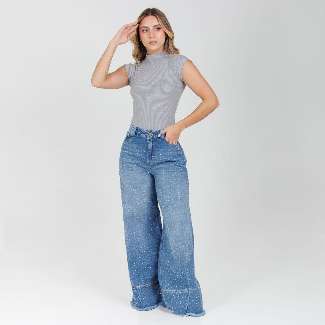 Jean Axspen Wide Leg Ax-2835 Rigido