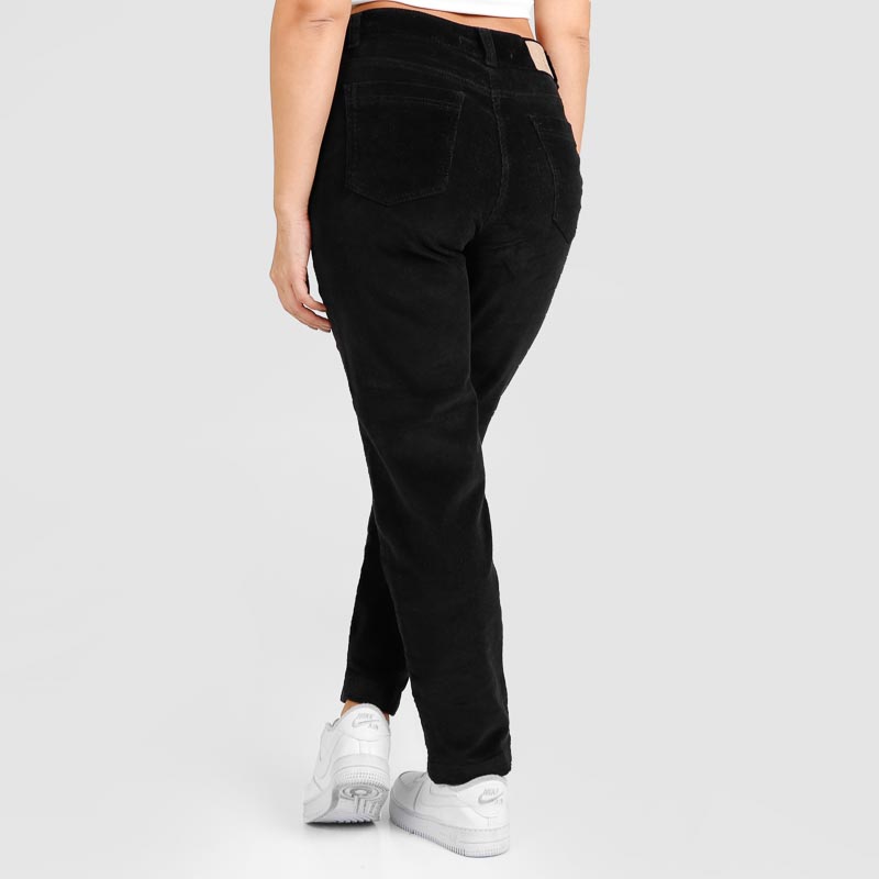 Pantalón Pana Mom Fit AX-2690 Negro