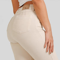 Pantalón Pana Flare Ax-2687 Marfil