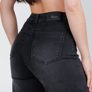 Jean Axspen Wide leg Ax-2819 Gris Oscuro