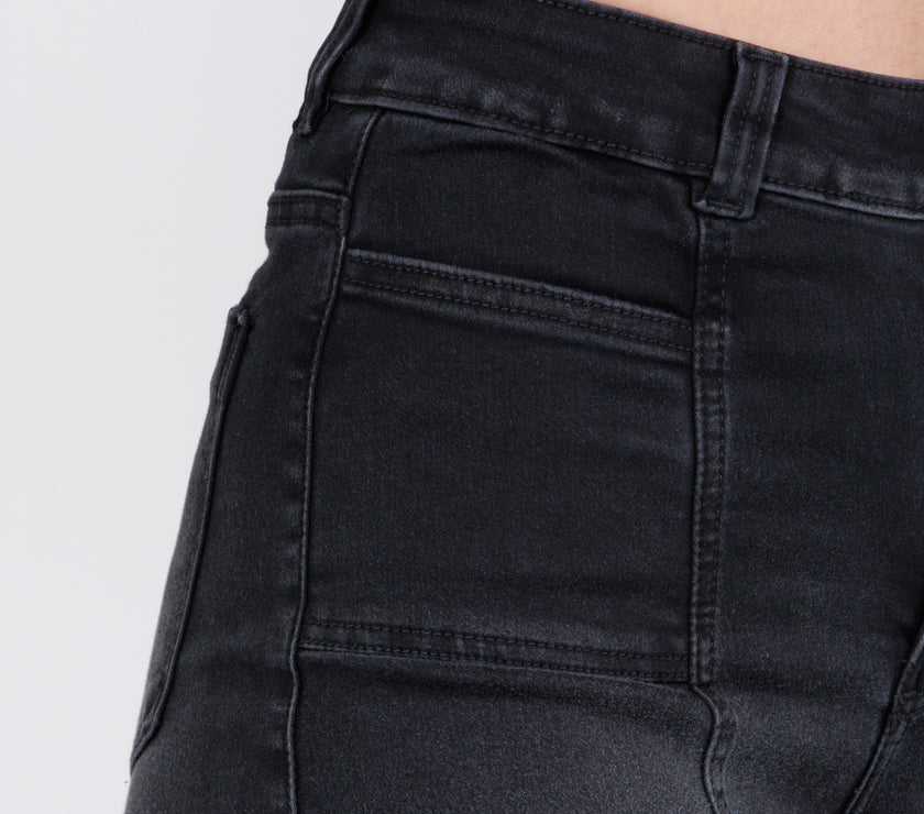 Jean Axspen Wide leg Ax-2819 Gris Oscuro