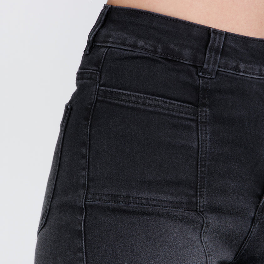 Jean Axspen Wide leg Ax-2819 Gris Oscuro