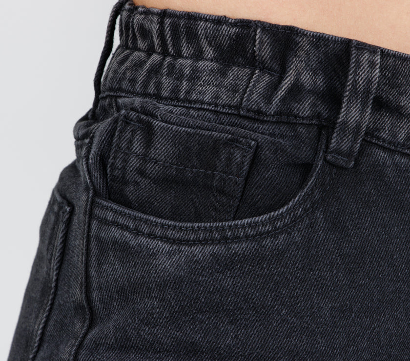 Jean Axspen Super Wide Leg AX-2851 Gris Oscuro