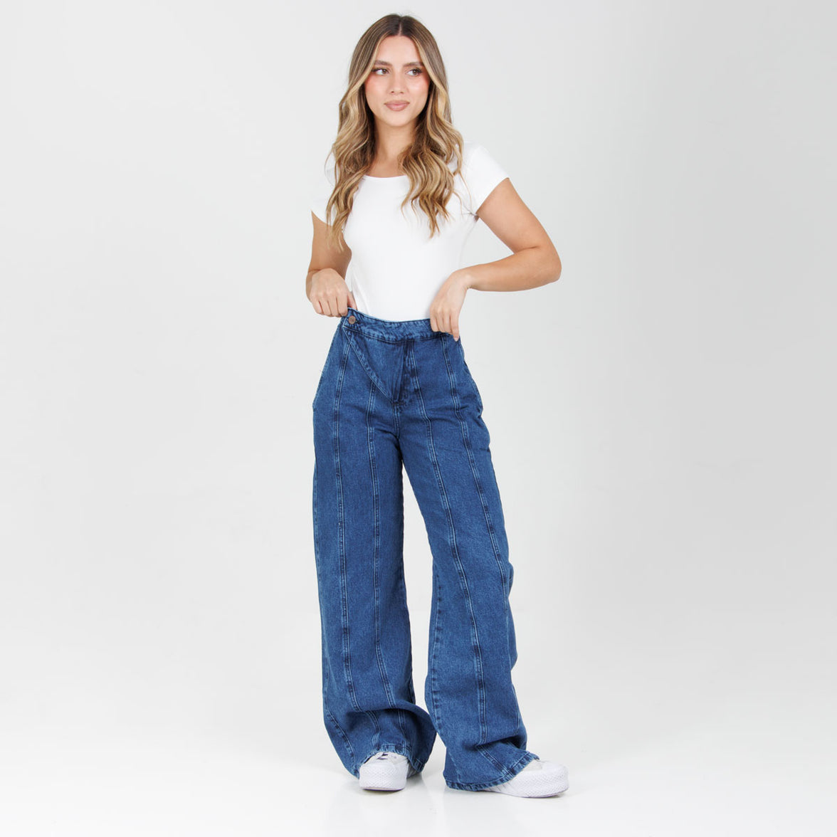 Jean wide leg AX 2978 Rígido